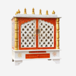 Handcrafted Rajasthani Style Wooden Home Temple