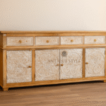 Mango Wood Carving Side Board