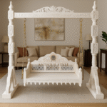 Wooden carving swing