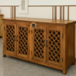 Solid Wood Four Door Sideboard