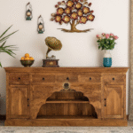 Indian Solid Wood Arch Side Board