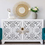 Mango Wood Carving Side  Board