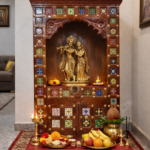 Handcrafted Wooden Temples for Home | Antique Mandir Cabinet