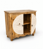 Mango Wood Hand Carved Sideboard - Image 2