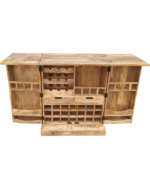 Brass Fitted with Ceremic Folding Bar Counter - Image 3