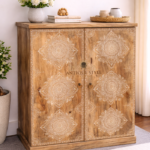 Mango Wood Hand Painted Folding Bar Counter