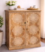 Mango Wood Hand Painted Folding Bar Counter