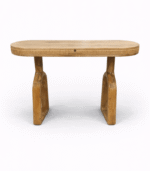 Cane Designed Wooden Console Table - Image 2