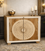 Mango Wood Hand Carved Sideboard