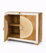 Mango Wood Hand Carved Sideboard - Image 2