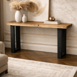 Aakasya Wood Live Edge Console Table